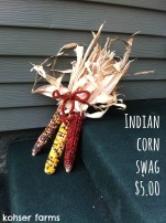Indian Corn Swag